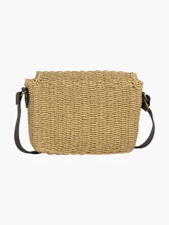 Graceland Bruine Schoudertas Riet-Dames Online Exclusive Accessoires