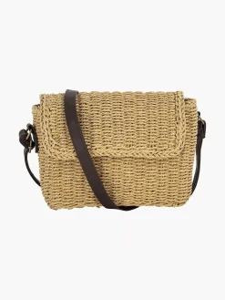 Graceland Bruine Schoudertas Riet-Dames Online Exclusive Accessoires