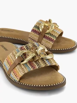 Graceland Bruine Slipper-Dames Slippers