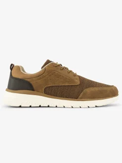 Easy Street Bruine Sneaker-Heren Sneakers