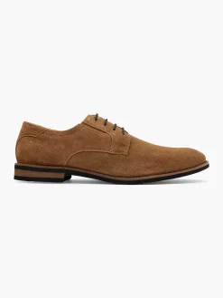 AM SHOE Bruine Veterschoen-Heren Geklede Schoenen