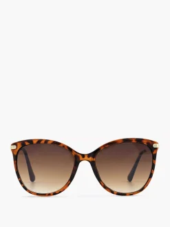 Graceland Bruine Zonnebril Met Panterprint-Dames Online Exclusive Accessoires