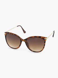 Graceland Bruine Zonnebril Met Panterprint-Dames Online Exclusive Accessoires