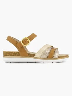 Easy Street Camel Sandaal Gespsluiting-Dames Sandalen