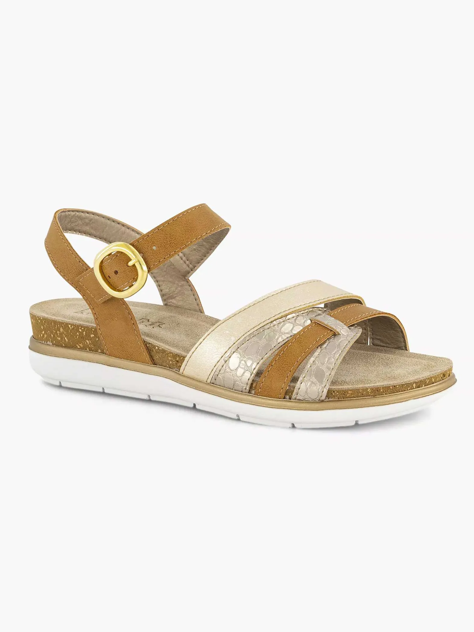 Easy Street Camel Sandaal Gespsluiting-Dames Sandalen