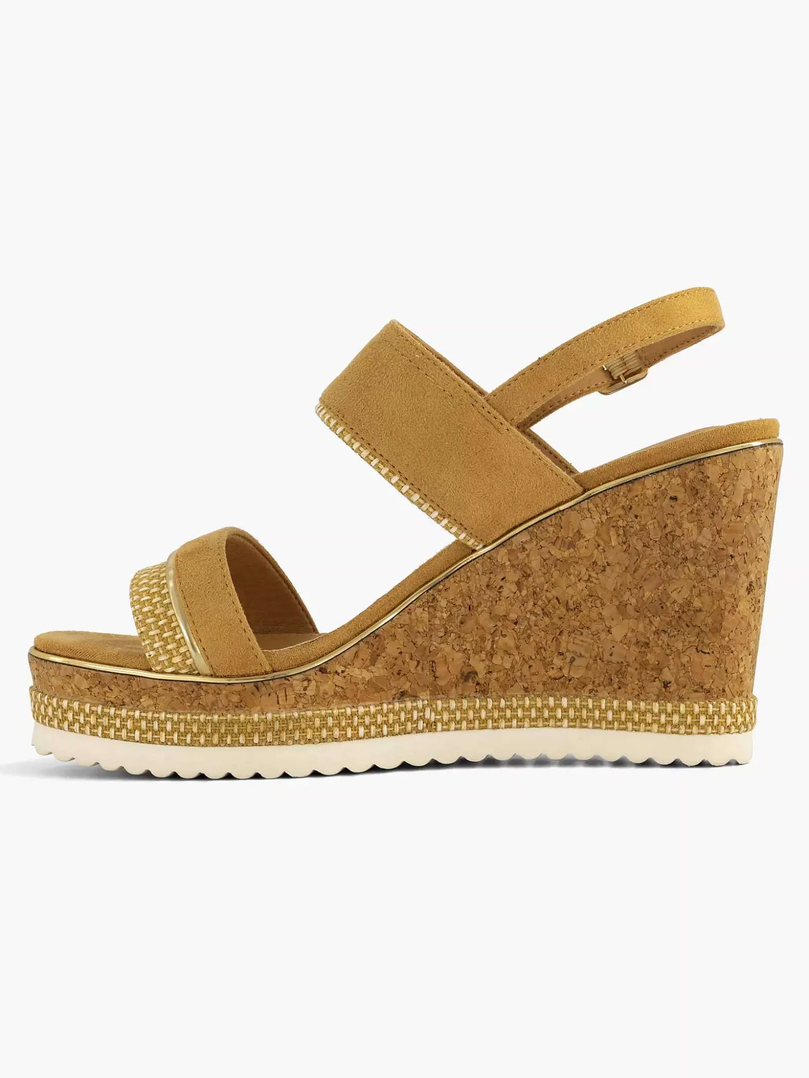Graceland Camel Sandalette-Dames Sandalen
