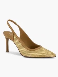 Graceland Camel Slingback-Dames Pumps