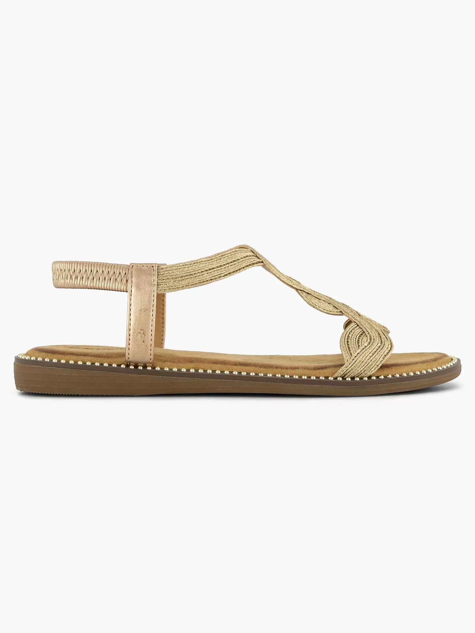 Graceland Champagne Sandaal-Dames Sandalen