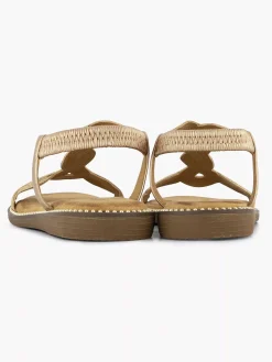 Graceland Champagne Sandaal-Dames Sandalen