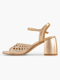 Graceland Champagne Sandalette-Dames Sandalen