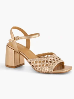 Graceland Champagne Sandalette-Dames Sandalen