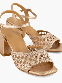 Graceland Champagne Sandalette-Dames Sandalen