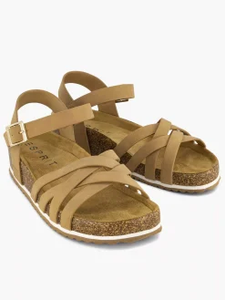 Esprit Cognac Sandaal-Dames Sandalen