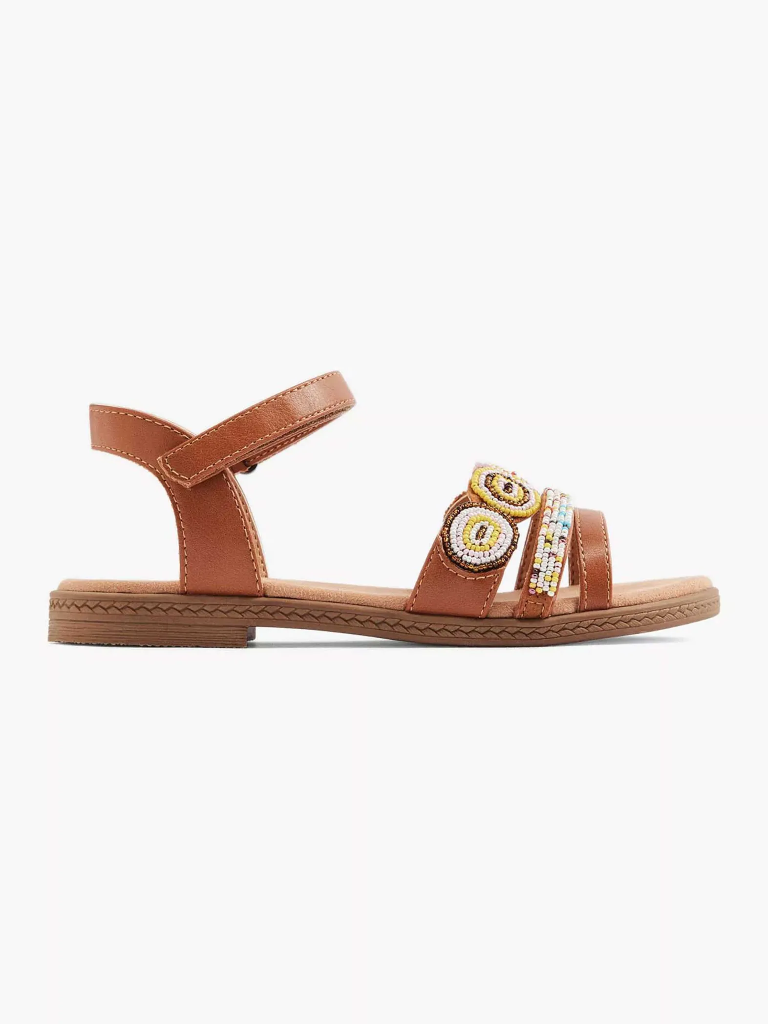 Graceland Cognac Sandaal Kralen-Kinderen Babyschoenen