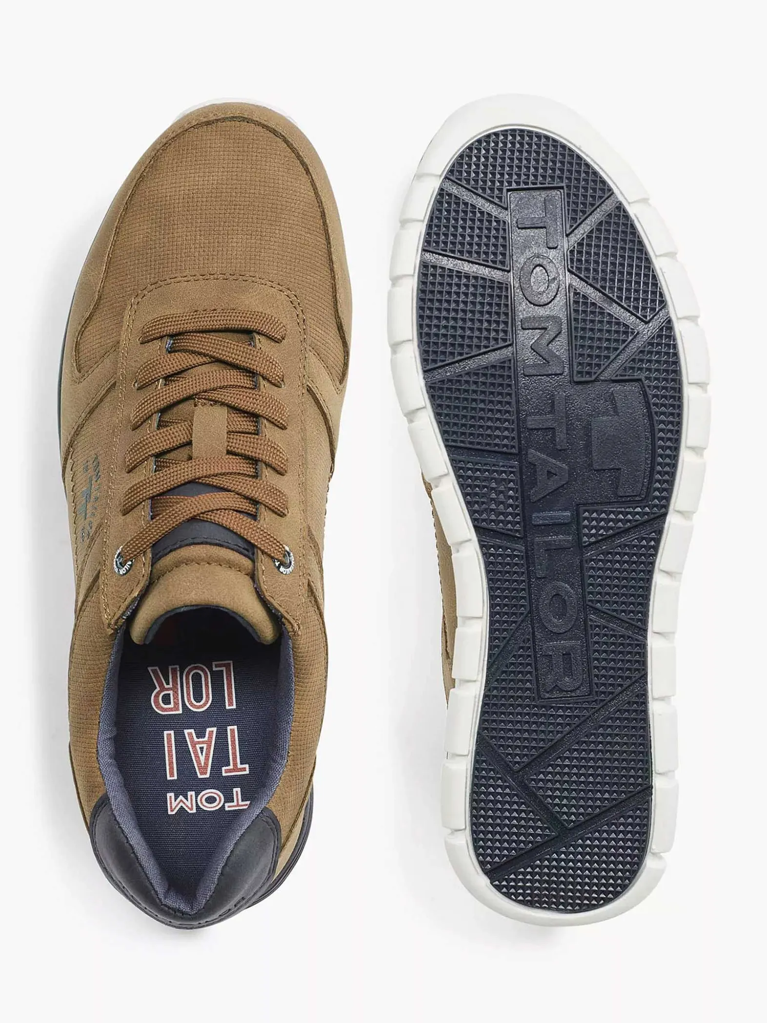 TOM TAILOR Cognac Sneaker-Heren Sneakers