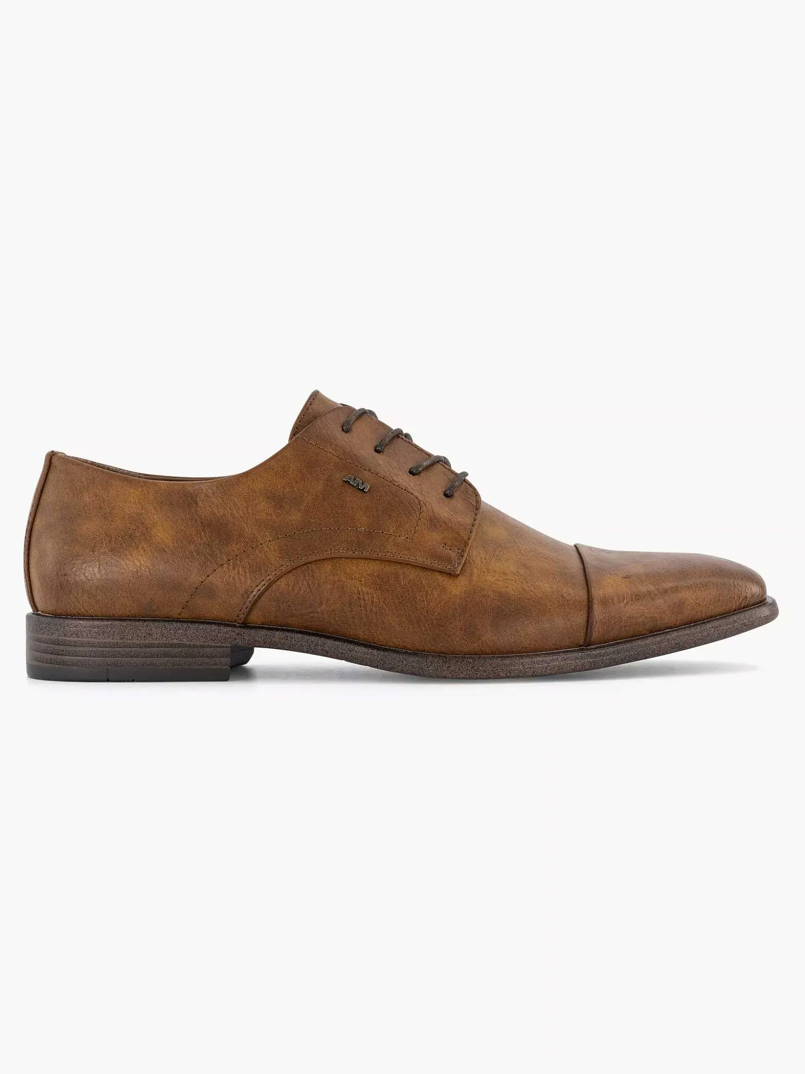 AM SHOE Cognac Veterschoen-Heren Geklede Schoenen