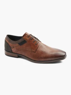 AM SHOE Cognac Veterschoen-Heren Geklede Schoenen