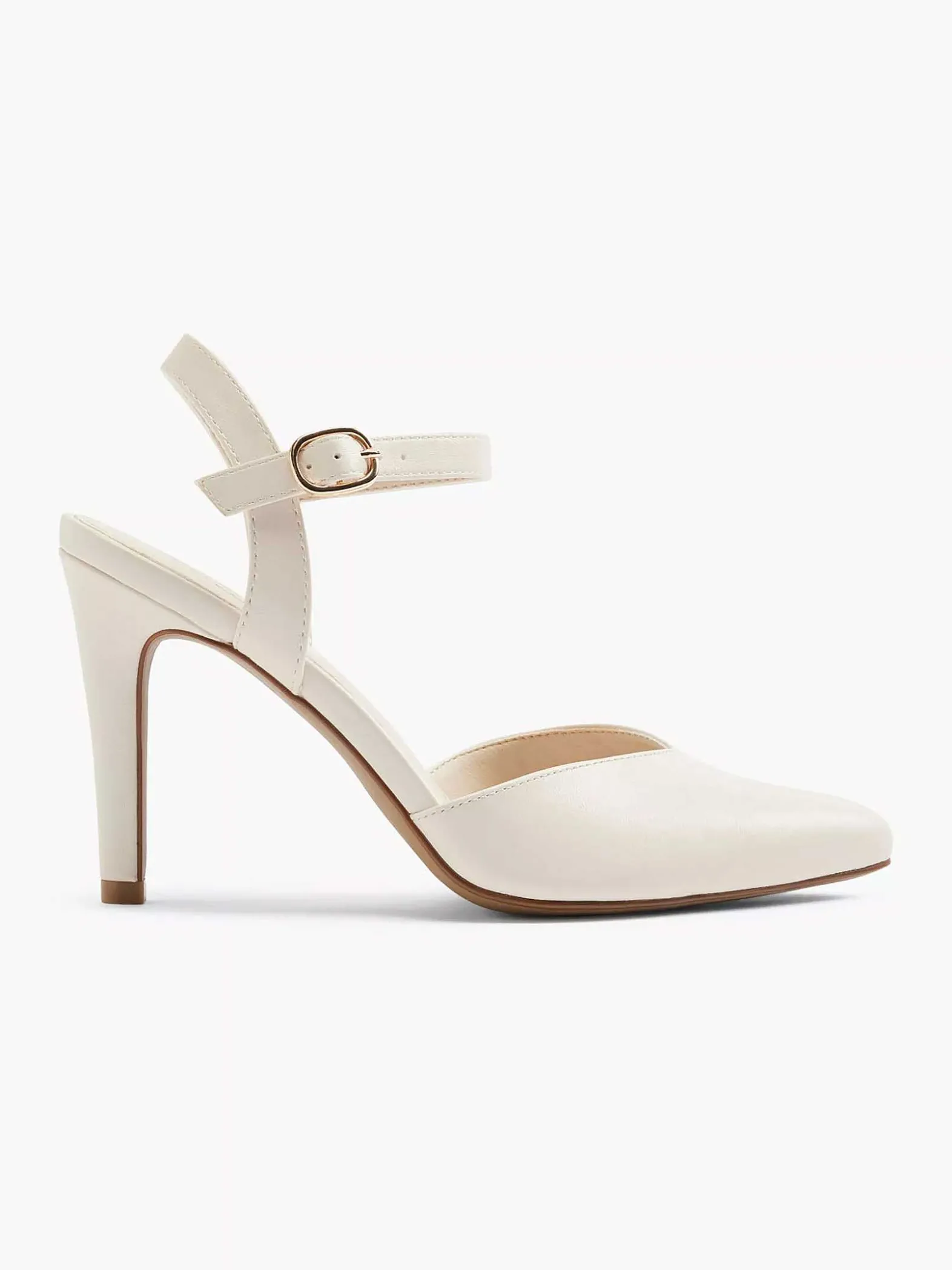 Graceland Creme Pump-Dames Hoge Hakken