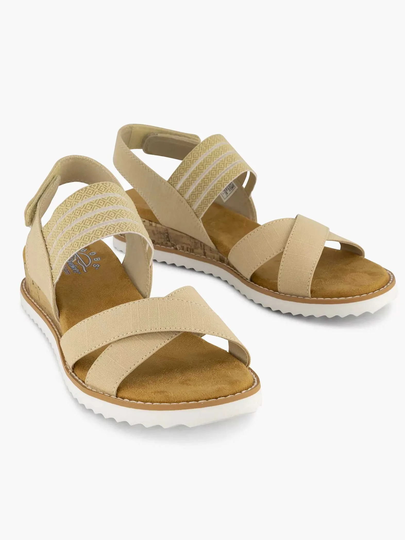 Skechers Creme Sandaal-Dames Sandalen