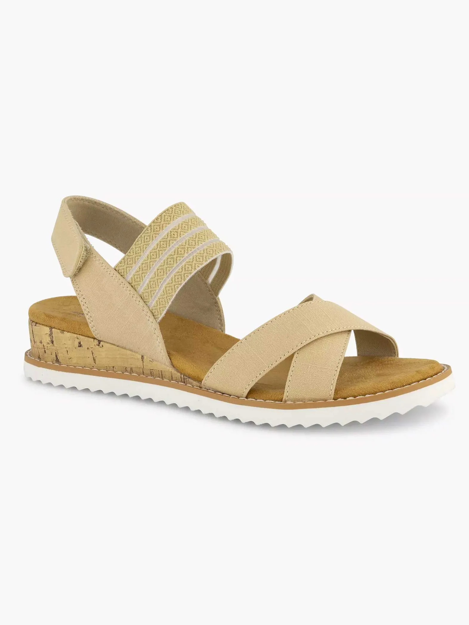 Skechers Creme Sandaal-Dames Sandalen
