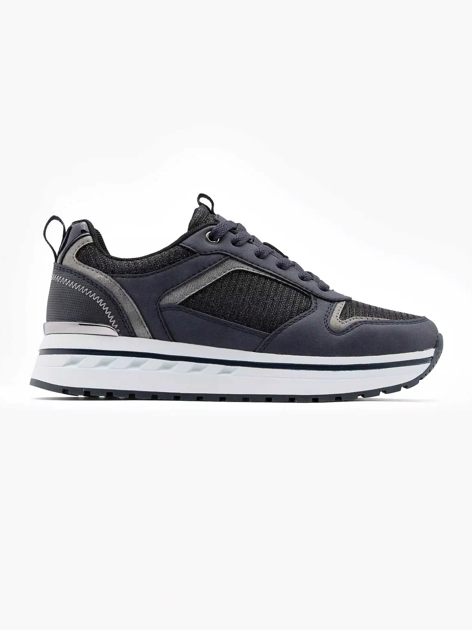Graceland Donkerblauwe Chunky Sneaker-Dames Sneakers