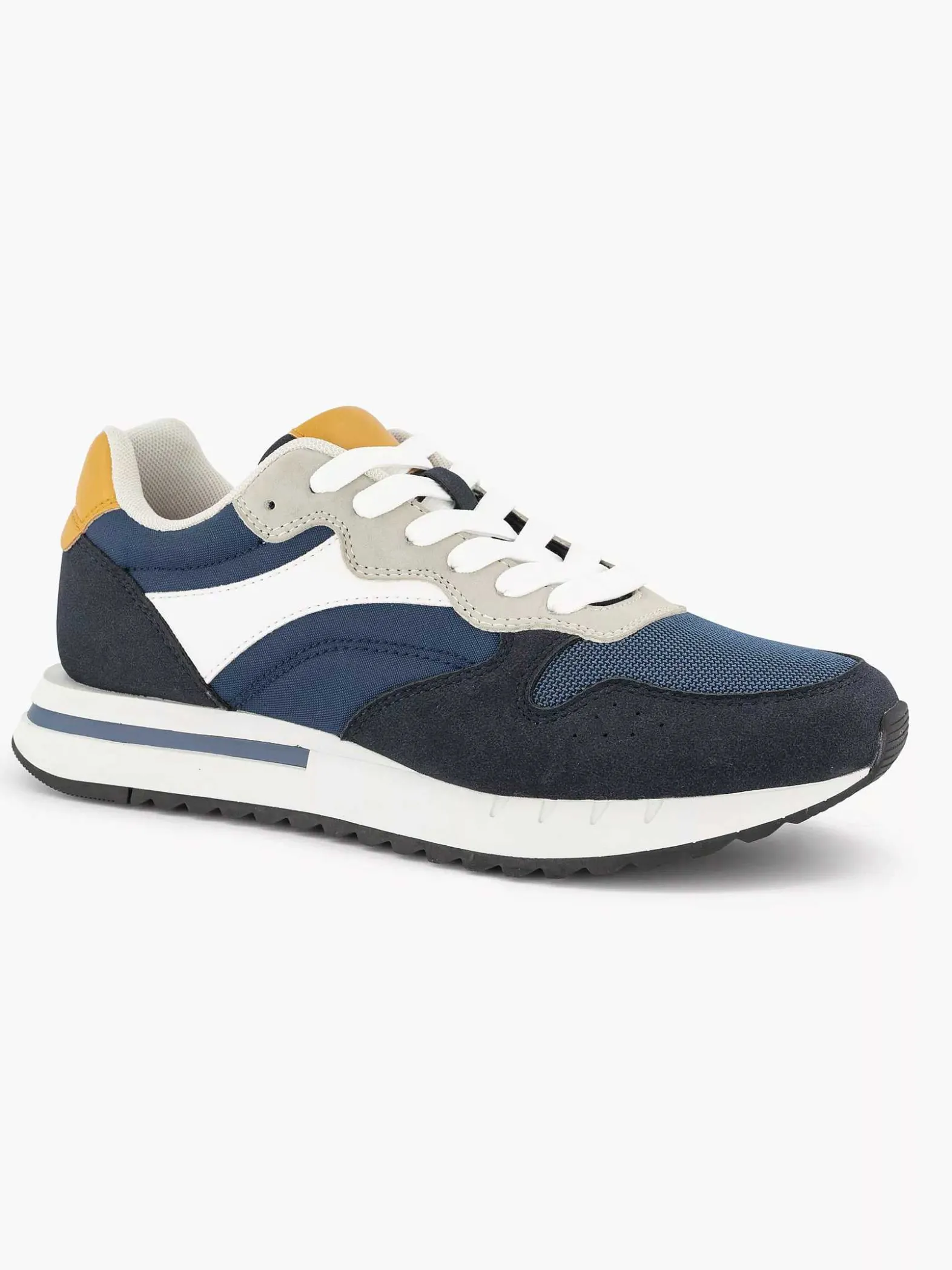Memphis One Donkerblauwe Chunky Sneaker-Heren Sneakers