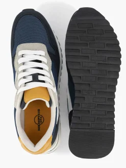 Memphis One Donkerblauwe Chunky Sneaker-Heren Sneakers
