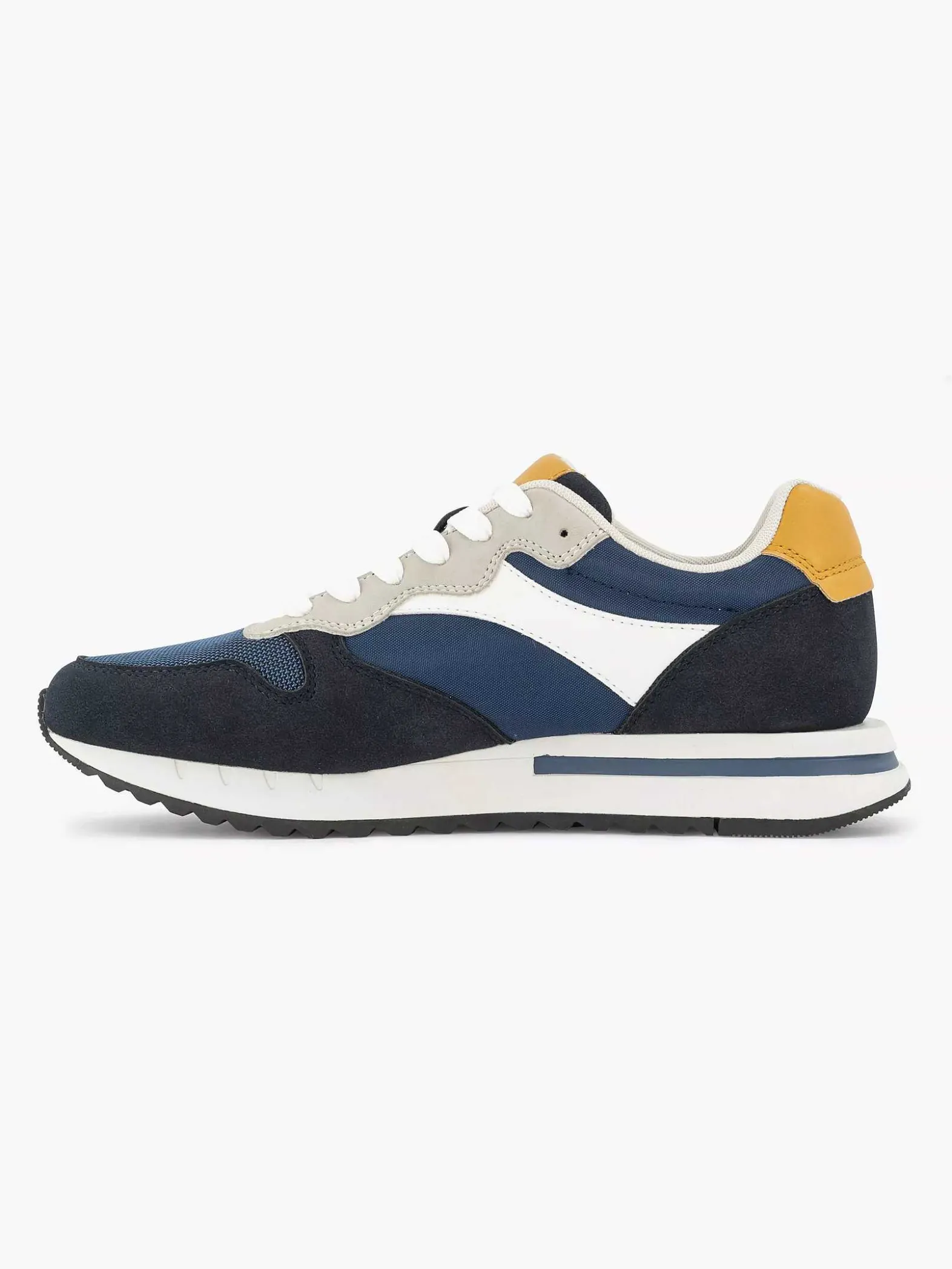 Memphis One Donkerblauwe Chunky Sneaker-Heren Sneakers