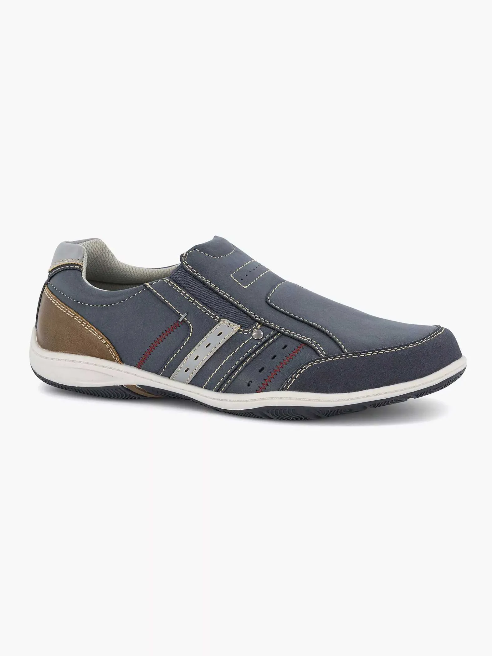 Easy Street Donkerblauwe Comfort Instapper-Heren Instappers