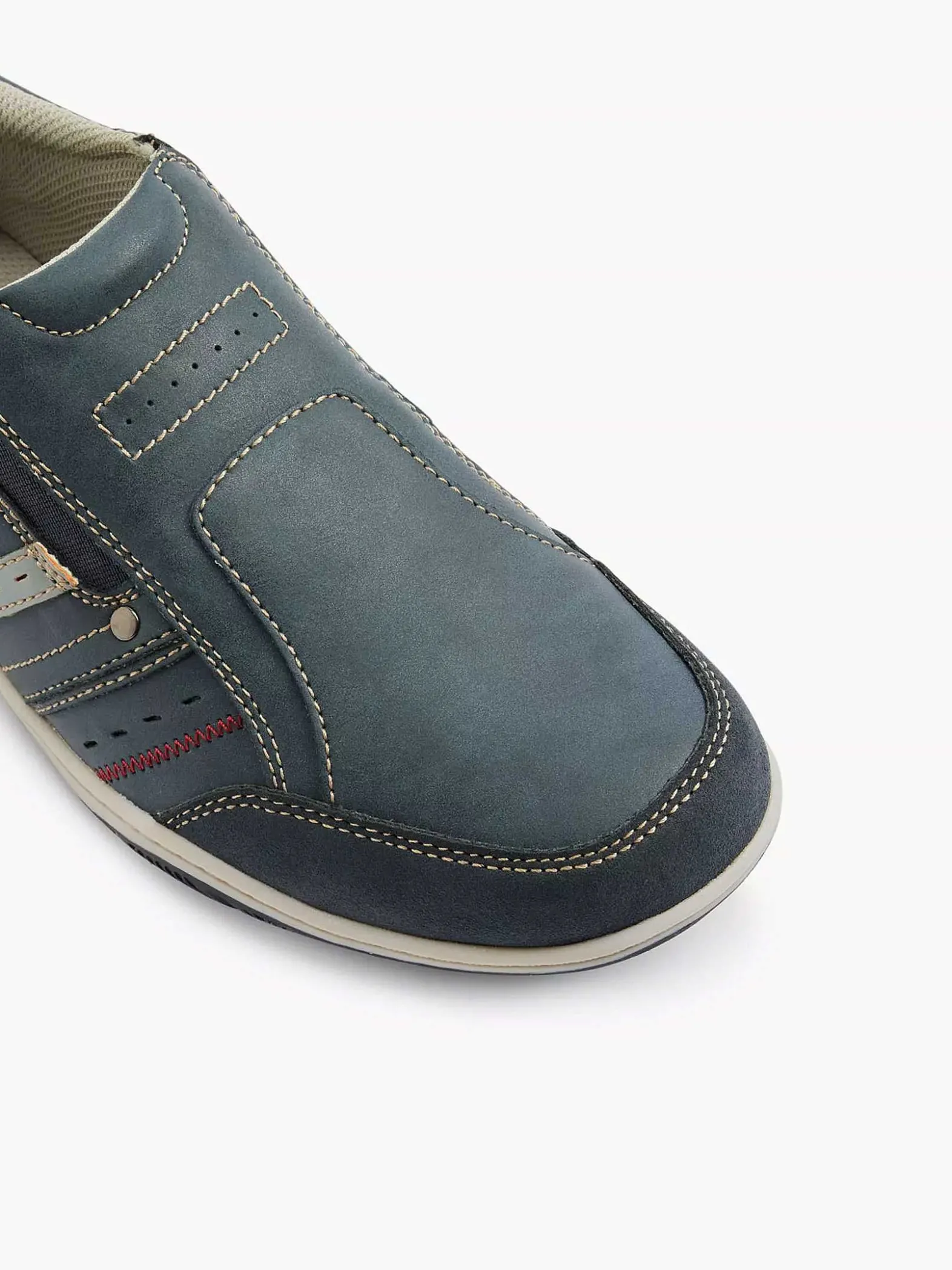 Easy Street Donkerblauwe Comfort Instapper-Heren Instappers