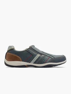 Easy Street Donkerblauwe Comfort Instapper-Heren Instappers