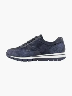 Medicus Donkerblauwe Comfort Sneaker Croco-Dames Comfort Schoenen