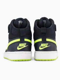 Nike Donkerblauwe Court Borough Mid 2-Kinderen Jongensschoenen