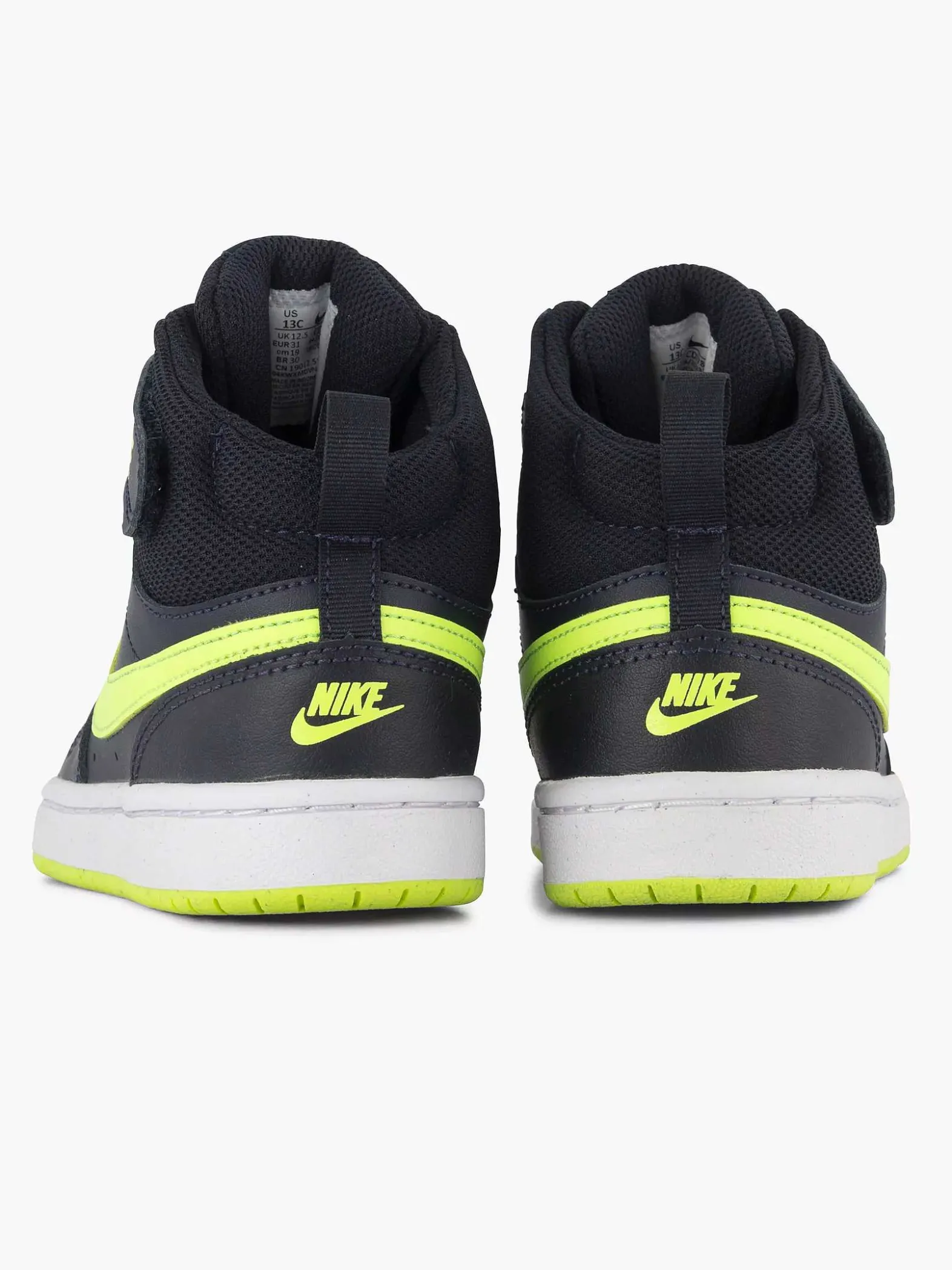 Nike Donkerblauwe Court Borough Mid 2-Kinderen Jongensschoenen
