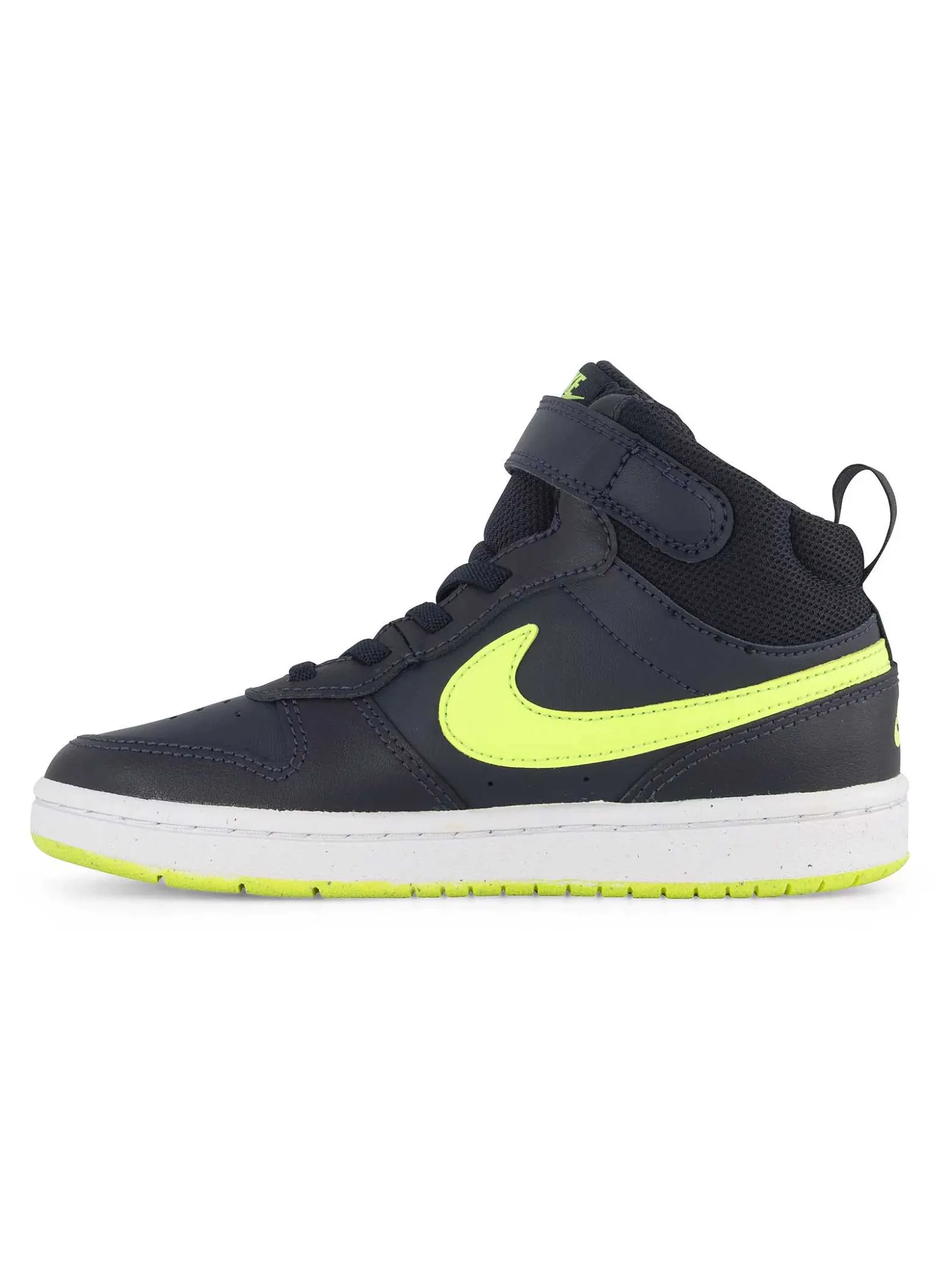 Nike Donkerblauwe Court Borough Mid 2-Kinderen Jongensschoenen