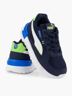 Puma Donkerblauwe Graviton Ac Inf-Kinderen Jongensschoenen
