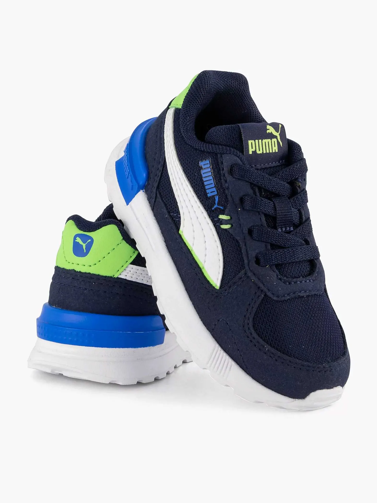 Puma Donkerblauwe Graviton Ac Inf-Kinderen Jongensschoenen