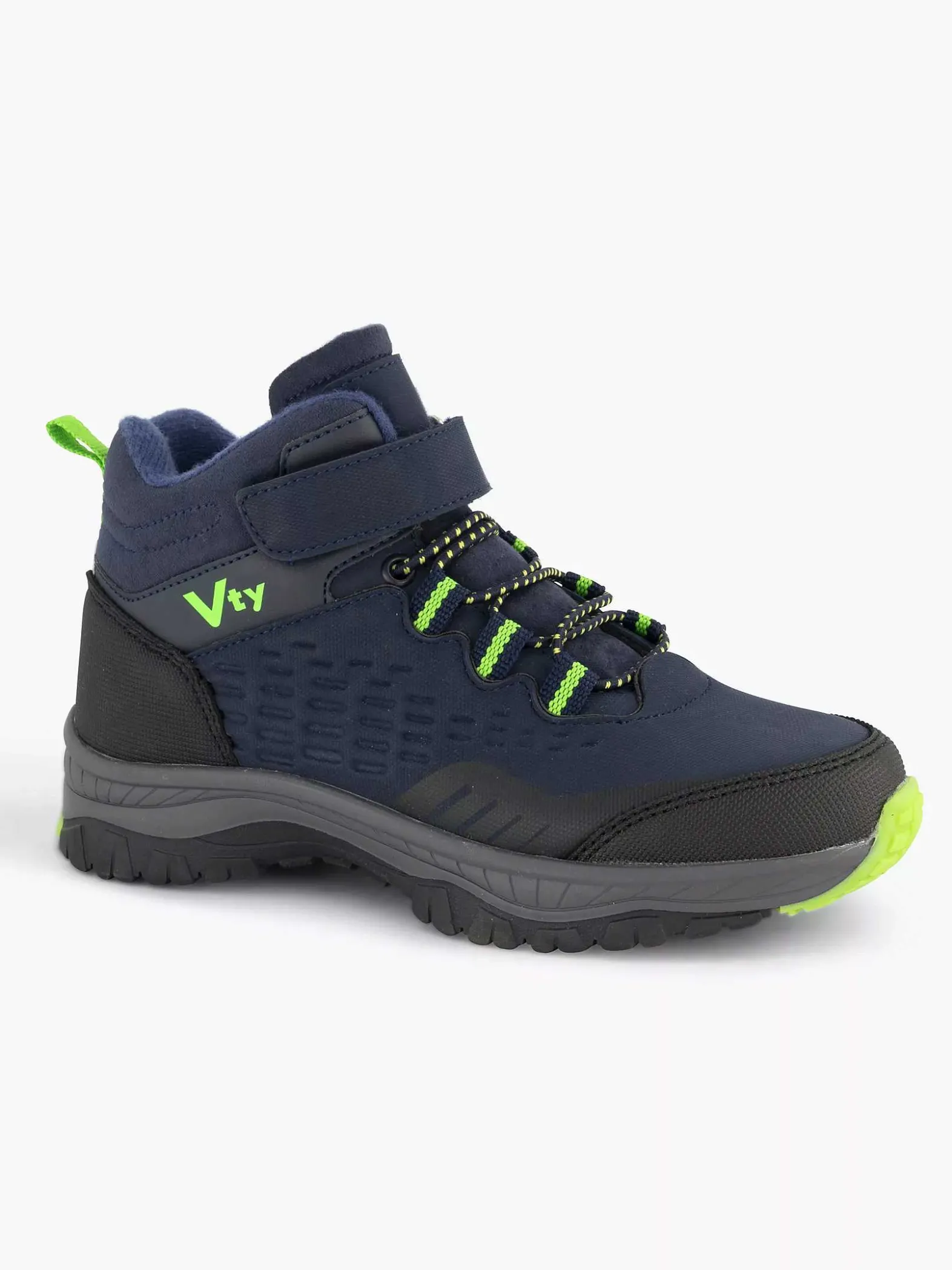 Landrover Donkerblauwe Hoge Sneaker-Kinderen Jongensschoenen
