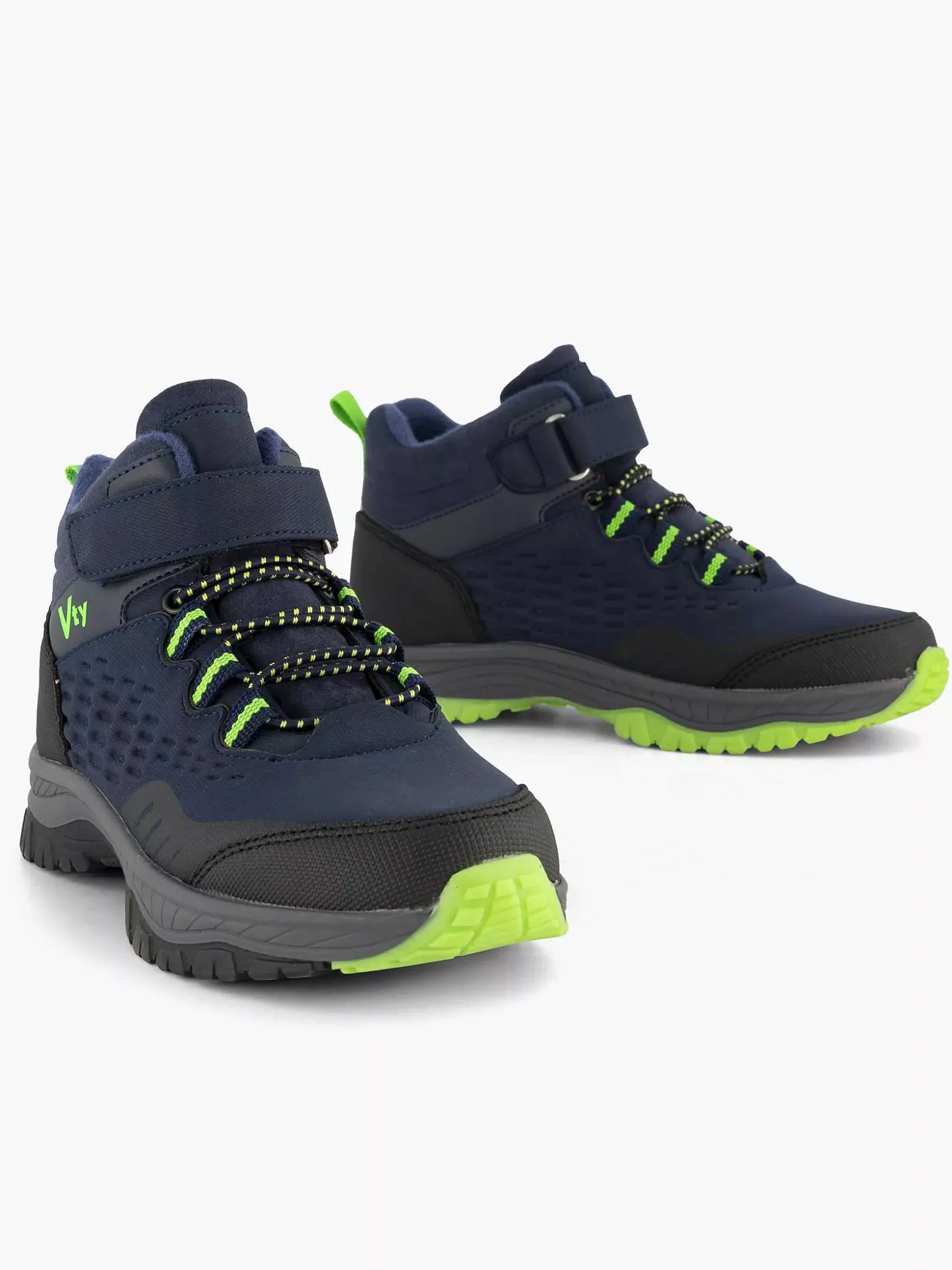 Landrover Donkerblauwe Hoge Sneaker-Kinderen Jongensschoenen