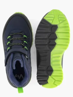 Landrover Donkerblauwe Hoge Sneaker-Kinderen Jongensschoenen