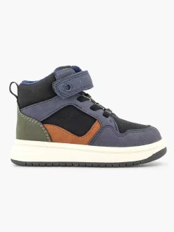 Vty Donkerblauwe Hoge Sneaker-Kinderen Jongensschoenen