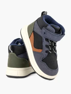 Vty Donkerblauwe Hoge Sneaker-Kinderen Jongensschoenen