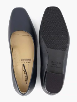 Medicus Donkerblauwe Leren Comfort Pump-Dames Comfort Schoenen