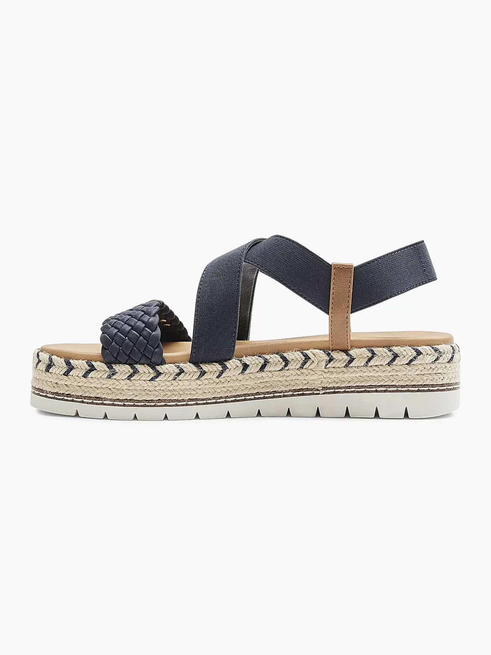 Esprit Donkerblauwe Platform Sandaal-Dames Sandalen