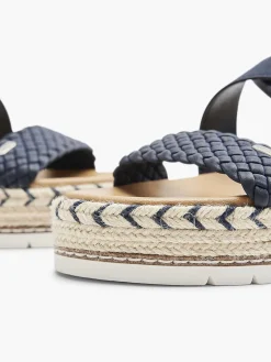 Esprit Donkerblauwe Platform Sandaal-Dames Sandalen