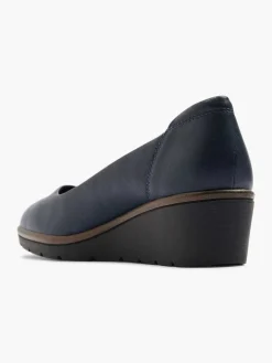 Graceland Donkerblauwe Pump Sleehak-Dames Pumps