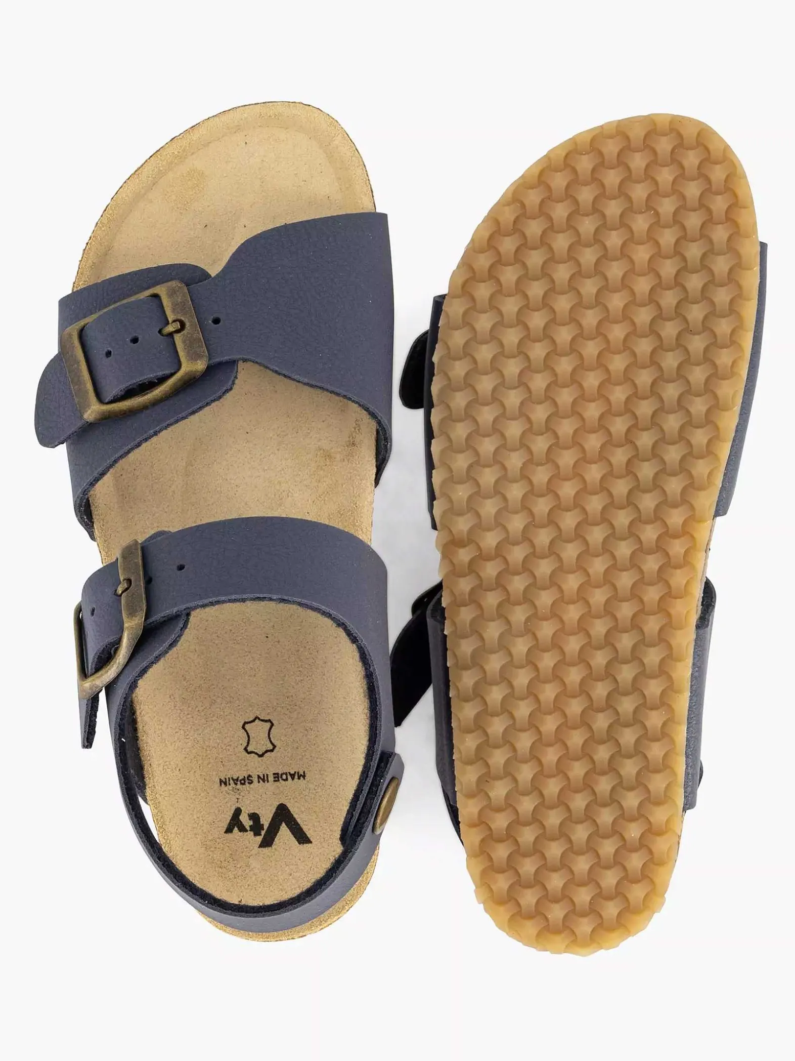 Vty Donkerblauwe Sandaal-Kinderen Babyschoenen