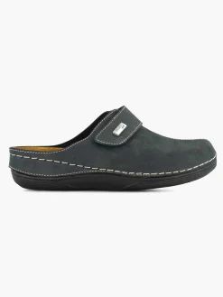 Casa mia Donkerblauwe Slipper-Dames Slippers