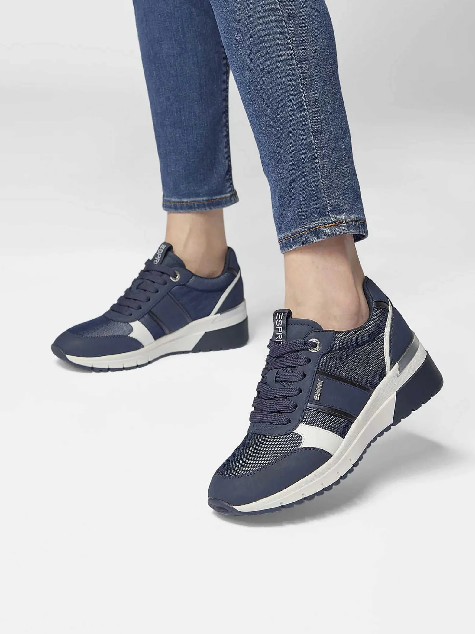 Esprit Donkerblauwe Sneaker-Dames Sneakers