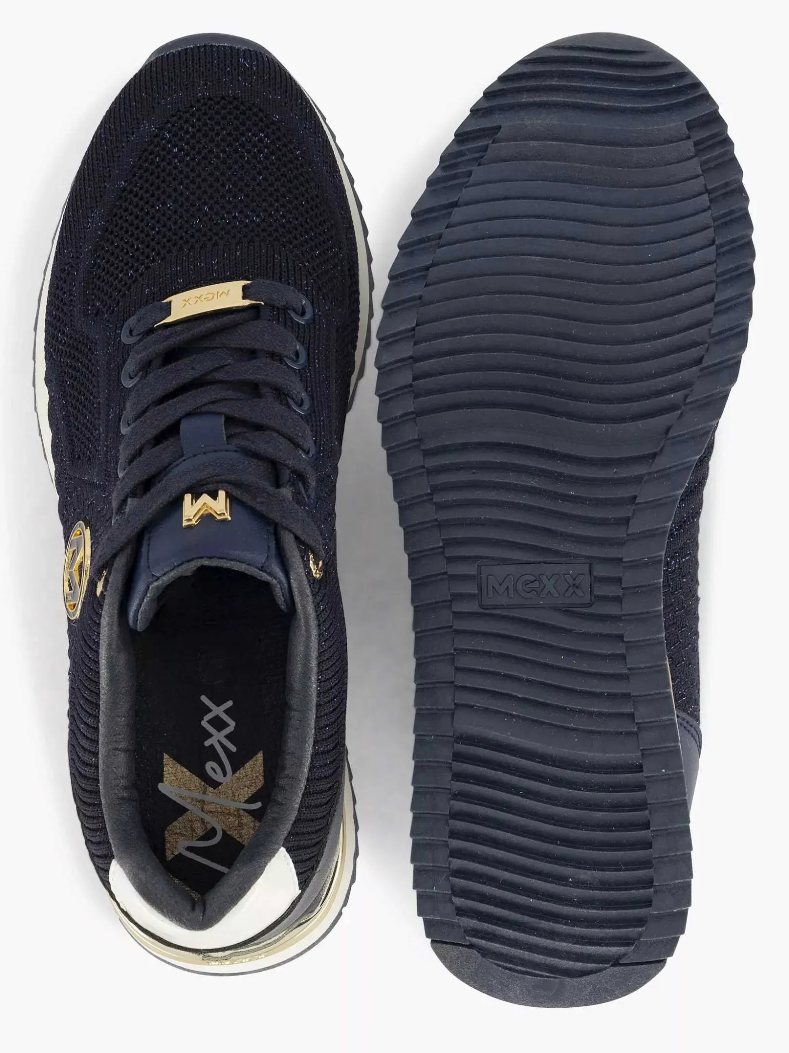 MEXX Donkerblauwe Sneaker-Dames Sneakers